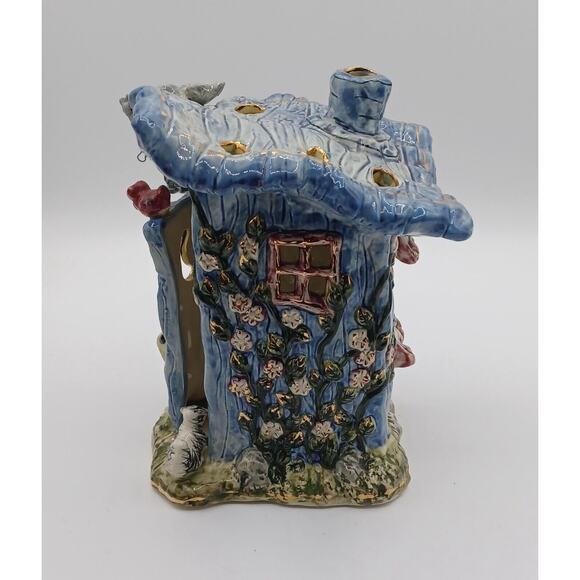 2001 Kimberly Designs Outhouse Tea Light Votive Holder Decorative Collectible - Picture 4 of 10